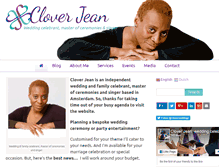 Tablet Screenshot of cloverjean.com